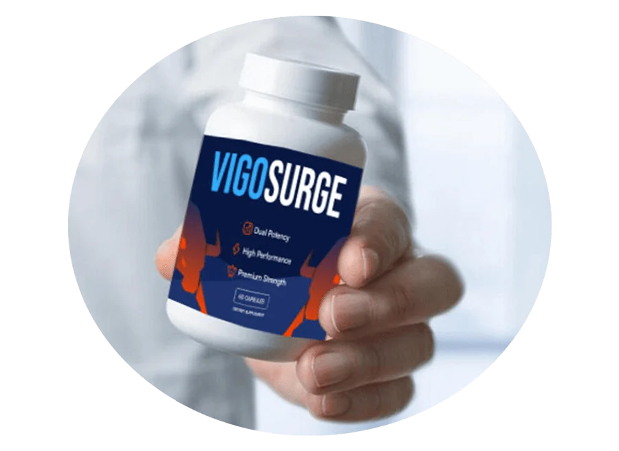 VigoSurge Male Vitality Herbal Capsules 60ct Bottle
